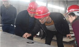 欢迎周南高速宋总，张经理，张部长来伟志钢模板公司参观考察伟志钢模板