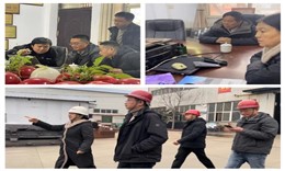 欢迎洛阳客户到郑州钢模板厂家参观考察