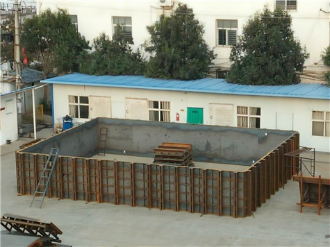 承台钢模板施工的流程 承台钢模板施工的流程